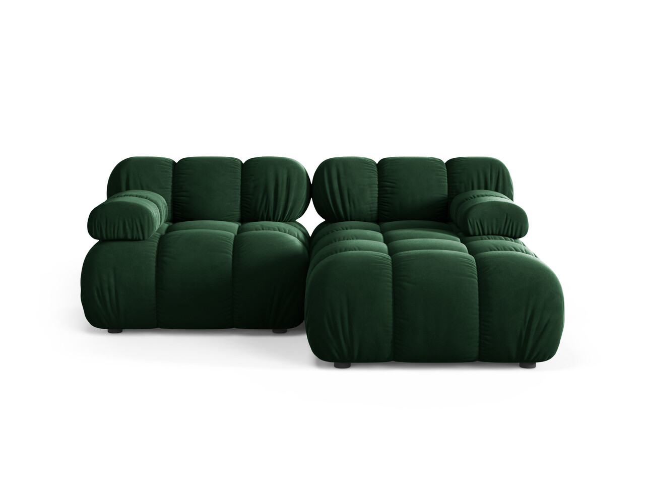 Coltar modular dreapta 3 locuri, Bellis-51, Micadoni Home, 188x155x70 cm, catifea, verde bottle Colțare Coltar modular dreapta 3 locuri, Bellis-51, Micadoni Home, 188x155x70 cm, catifea, verde bottle Colțare